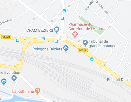 Plan Polygone Béziers