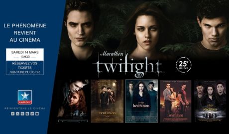 Le Marathon Twilight débarque au Kinepolis !