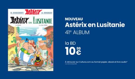 Astérix en Lusitanie est dispo chez Cultura !