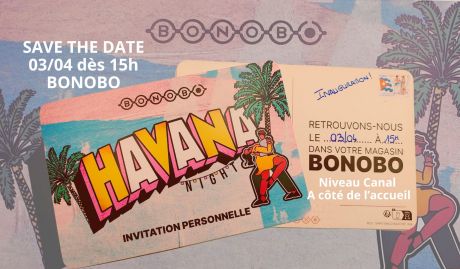 Bonobo fait peau neuve et vous invite à son inauguration