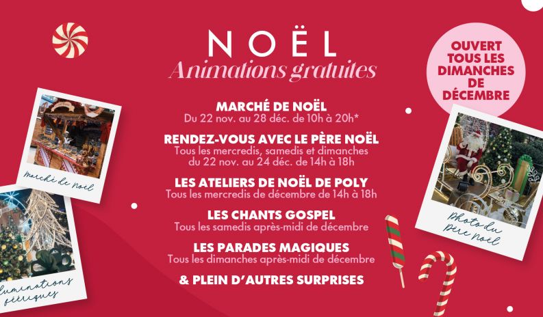 Un mois de décembre magique au Polygone Béziers : découvrez toutes les animations de Noël