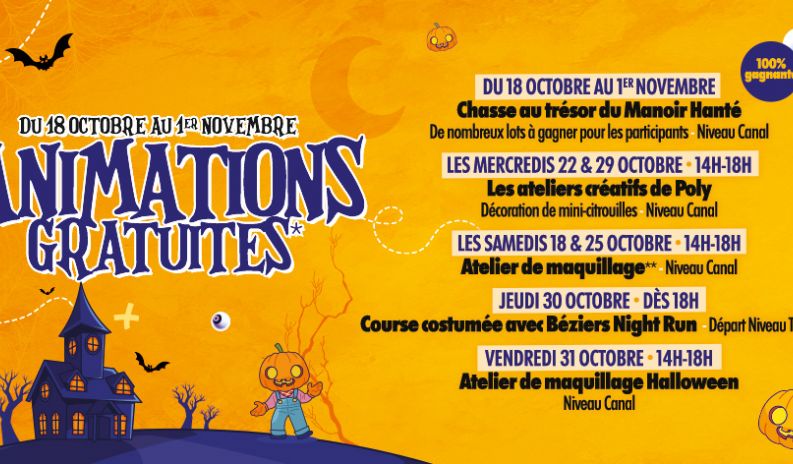 Nos animations Halloween GRATUITES !