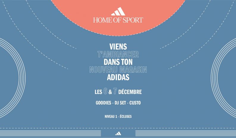 Viens t’ambiancer les 6 & 7 décembre dans ta boutique adidas