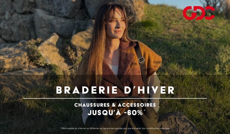 Braderie d'Hiver chez GDC : Jusqu'à -60% sur vos marques préférées !