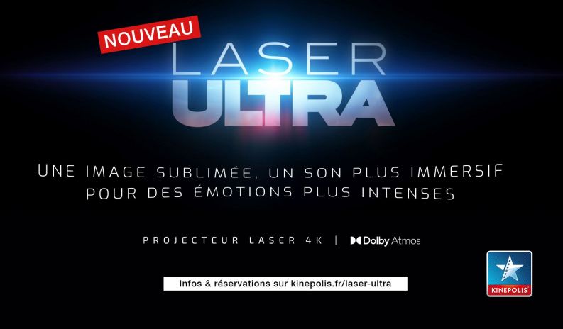 Vivez le cinéma autrement avec la technologie Laser ULTRA au Kinepolis Béziers