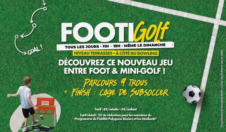 FootiGolf, le jeu entre foot et mini-golf est là 7/7 pendant les vacances !